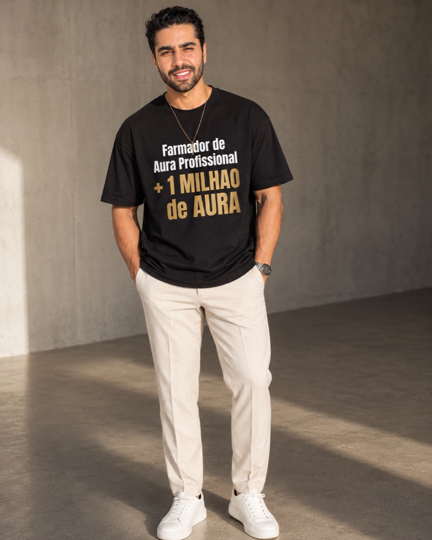 Camisa Farmador de Aura — preta